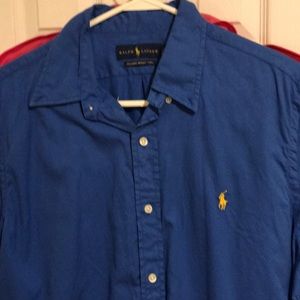 Men’s button down shirt blue